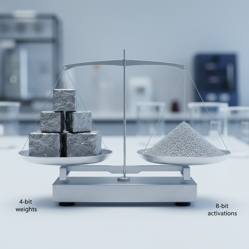 Hybrid Quantization: 4-bit Weights, 8-bit Activations